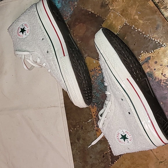 Converse Chuck. Winter-Holidays. Worn-Once. Men's size 12 Rare - Picture 12 of 13